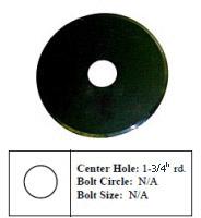 25" 6.5mm Smooth Coulter Blade