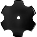18" 5mm Notched Disc Harrow Blade — Notched spherical disc harrow blade